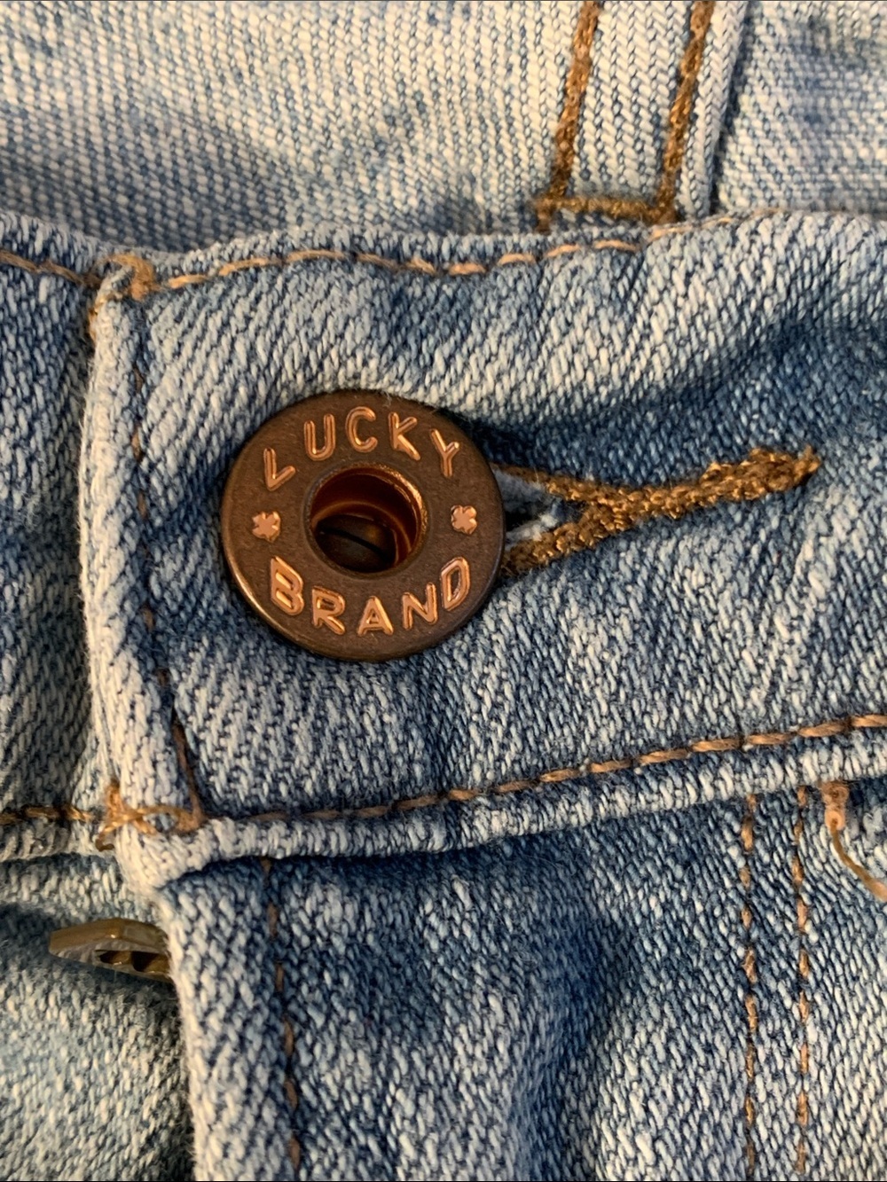 Lucky Brand Light Wash Distressed Denim Bermuda Shorts - Picture 4 of 9